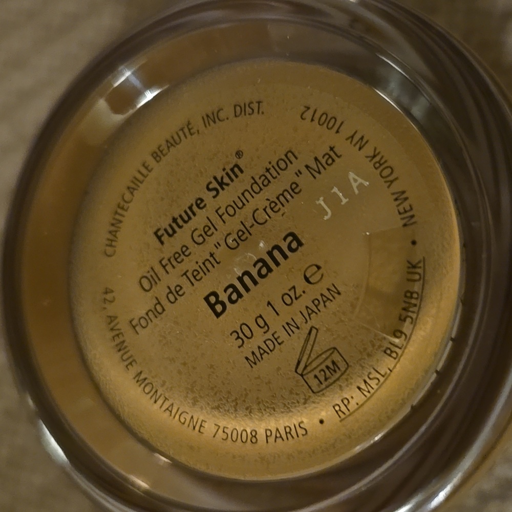 Chantecaille Future Skin Oil Free Gel Foundation. Fond De Teinte BANANA New DEAL - Picture 8 of 8